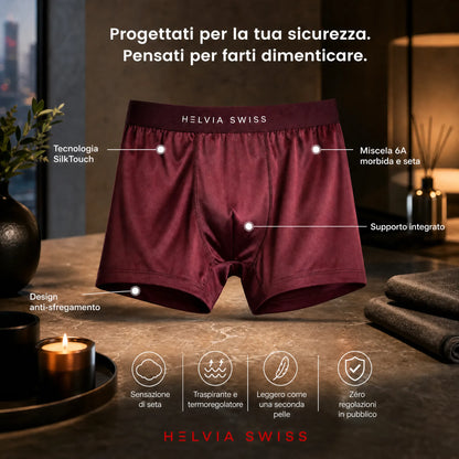 Boxer in Seta Premium Comfort Assoluto HELVIA SWISS