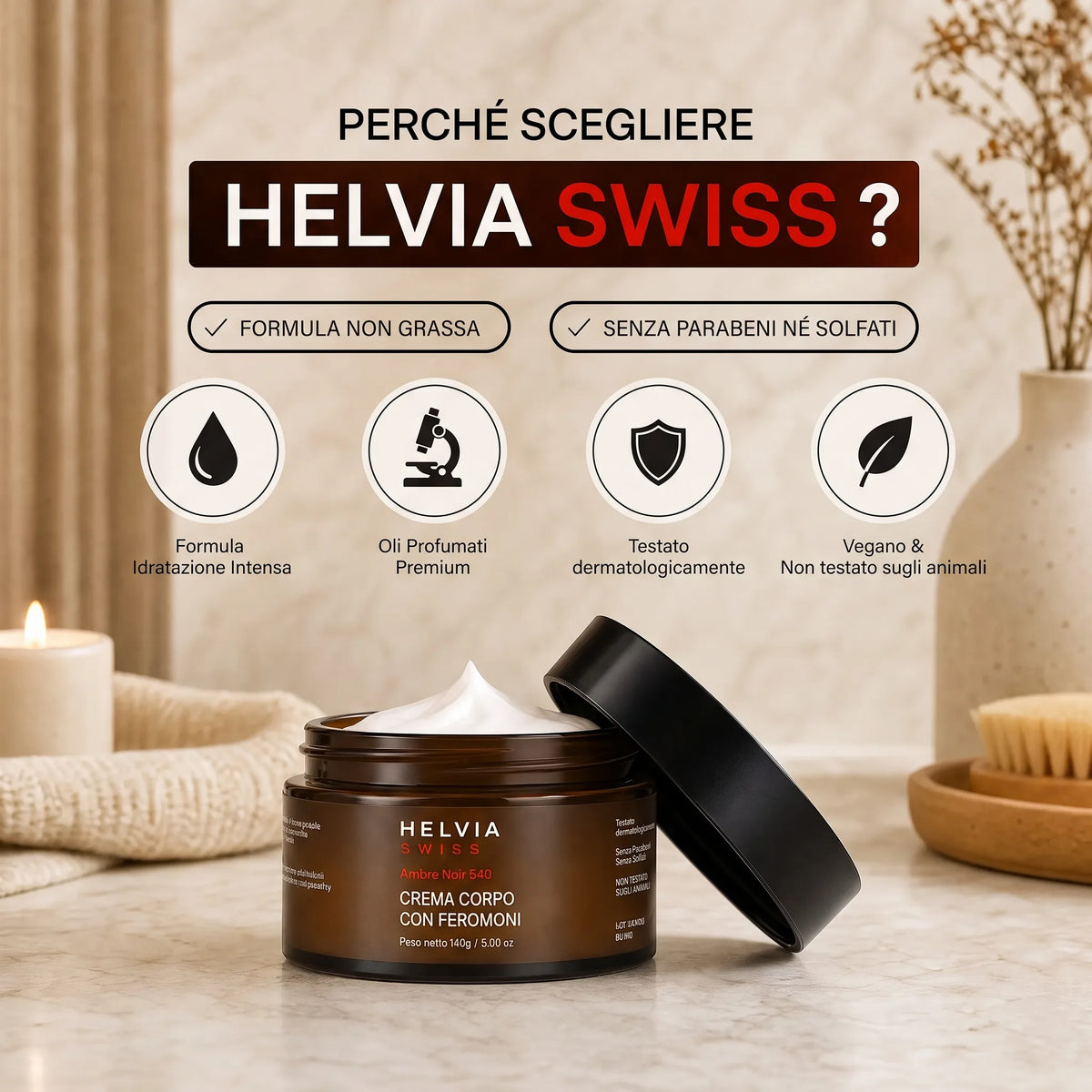 Crema Idratante ai Feromoni HELVIA SWISS