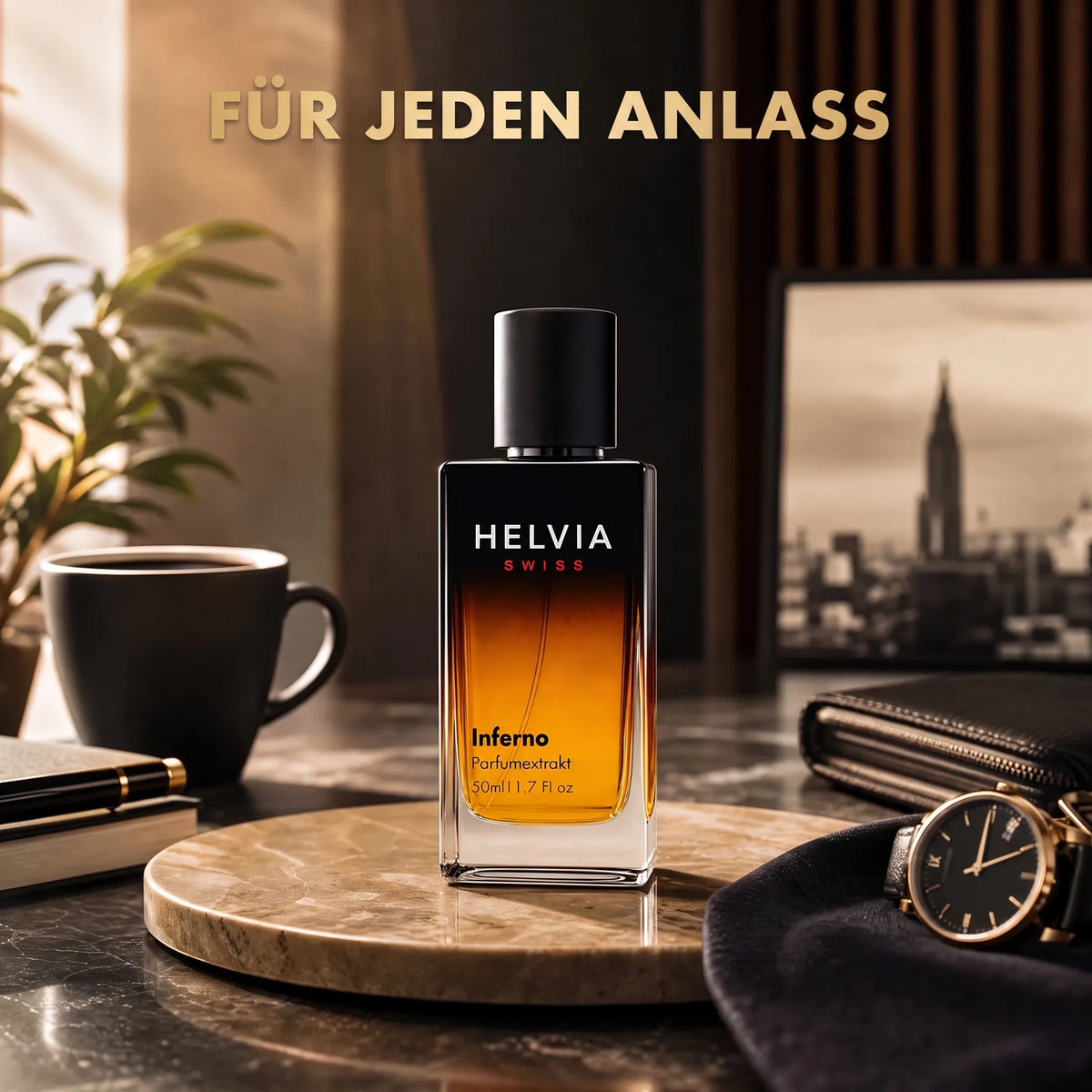 Parfum Inferno mit Pheromonen für Männer HELVIA SWISS