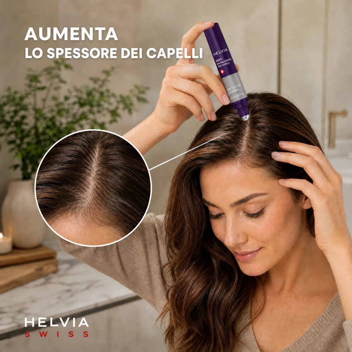 Siero Roll-On Densificante Cuoio Capelluto HELVIA SWISS