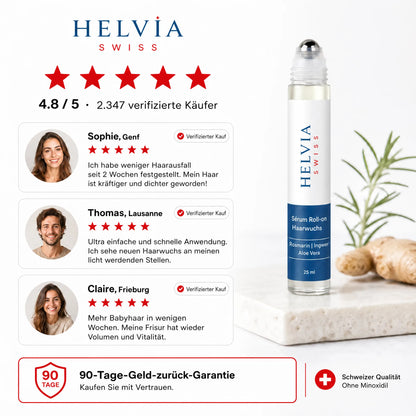 Haarwuchs Roll-On Serum HELVIA SWISS