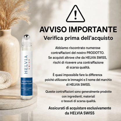 Siero Roll-On Ricrescita Capillare HELVIA SWISS