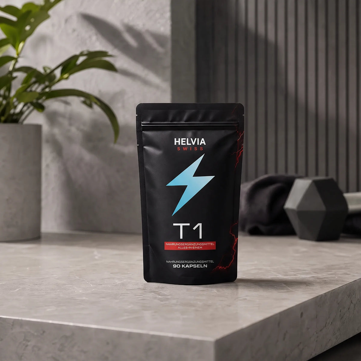 Natürlicher Testosteron-Komplex – 14 Wirkstoffe — Natürlicher Booster HELVIA SWISS