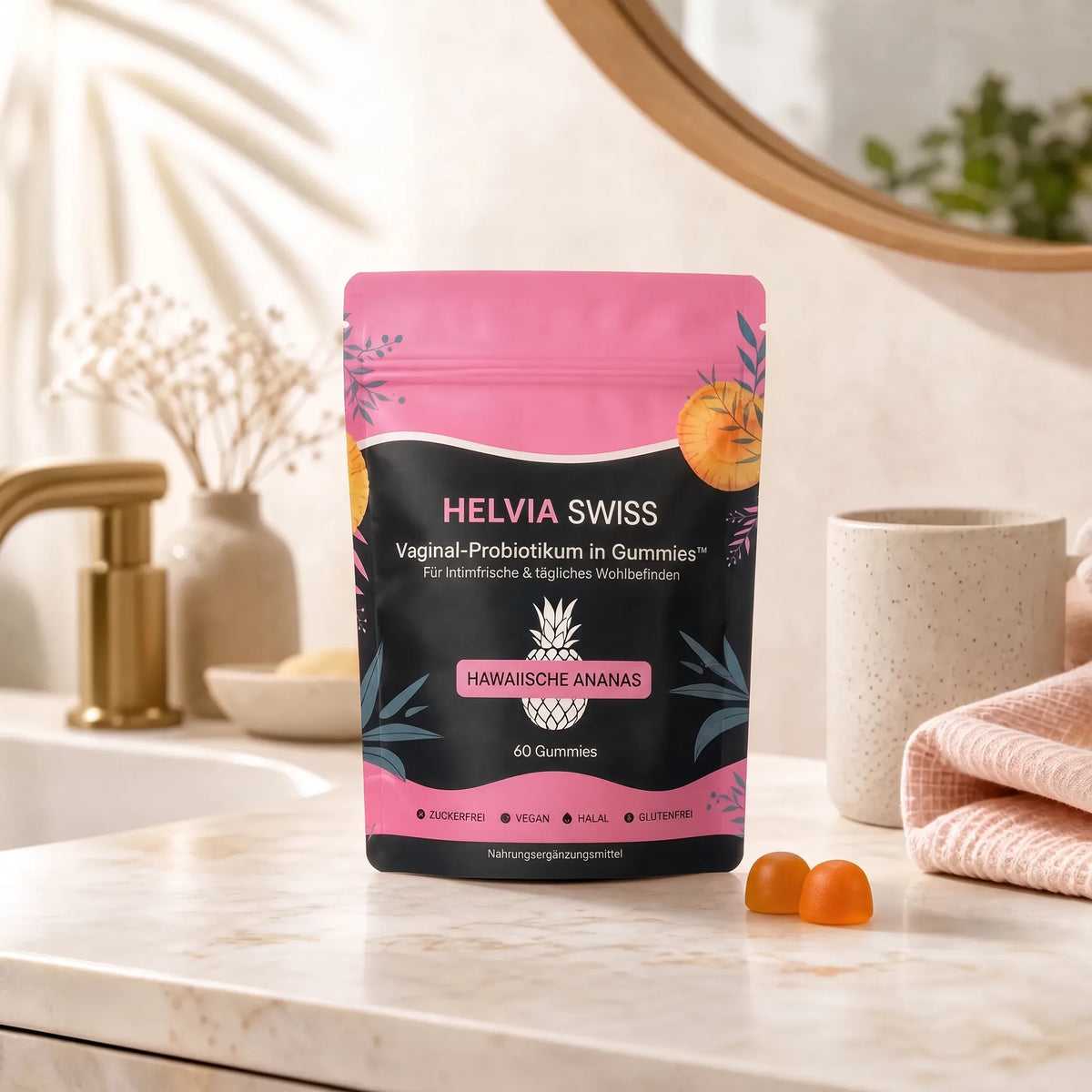 FemiFlore® – Probiotische Intim-Gummies HELVIA SWISS