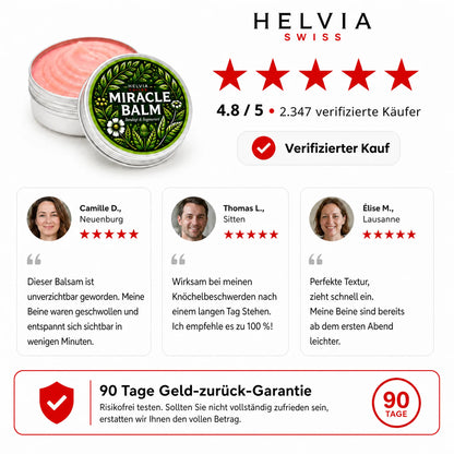 Wunder-Balsam Gegen Schwere Beine HELVIA SWISS