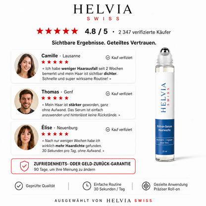 Haarwuchs Roll-On Serum HELVIA SWISS