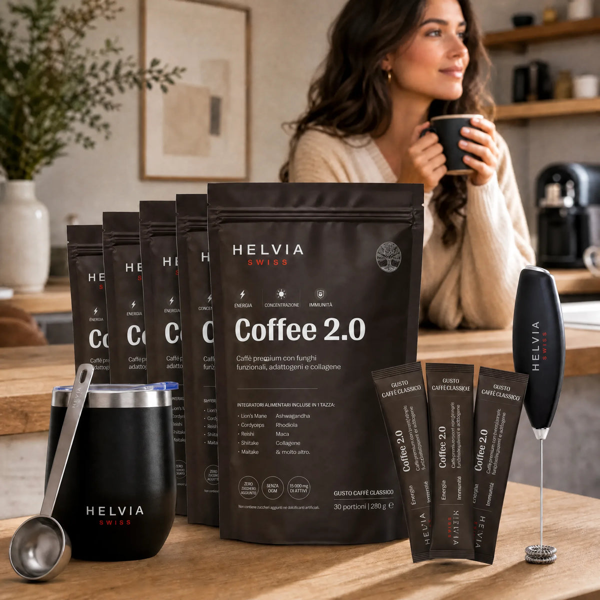 Coffee 2.0 – Caffè Funzionale Energia & Focus HELVIA SWISS