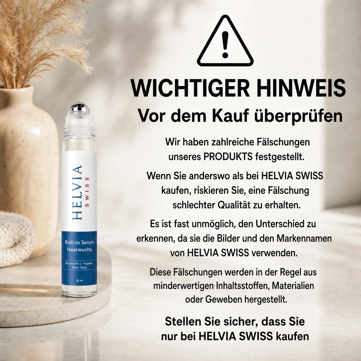 Haarwuchs Roll-On Serum HELVIA SWISS