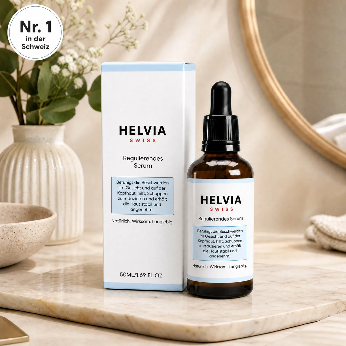 Regulierendes Anti-Seborrhö-Serum HELVIA SWISS