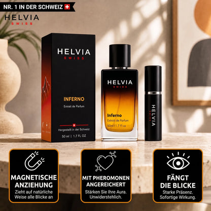 Parfum Inferno mit Pheromonen für Männer HELVIA SWISS