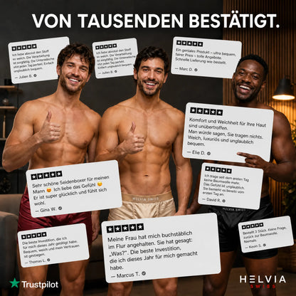 Boxer aus Premium-Seide Absoluter Komfort HELVIA SWISS