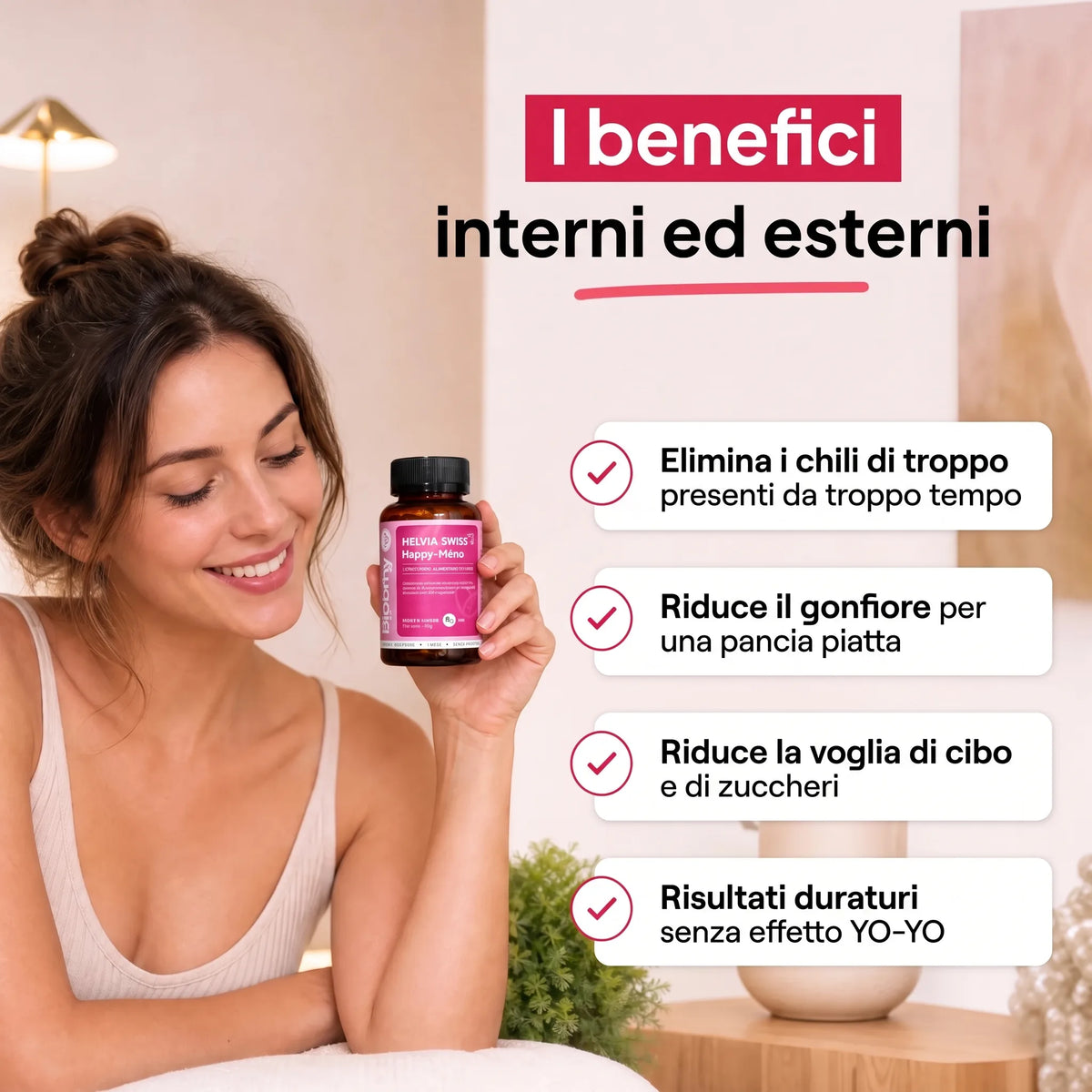 Happy-Méno — Perdita di Peso Menopausa HELVIA SWISS