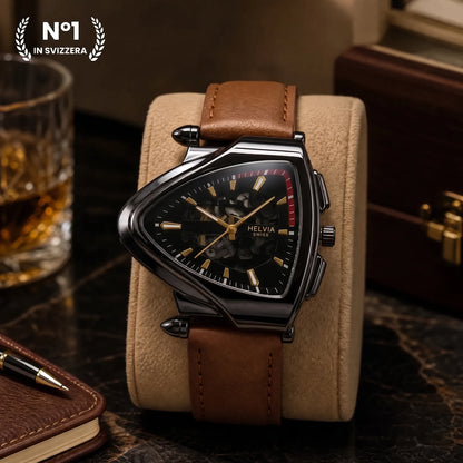 Orologio Solstice Pelle Triangolo HELVIA SWISS