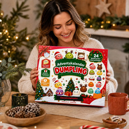 Dumpling Squishy Adventskalender 2026 HELVIA SWISS