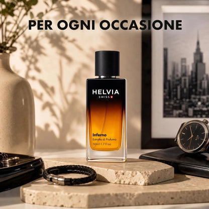 Inferno Profumo ai Feromoni per Uomo HELVIA SWISS