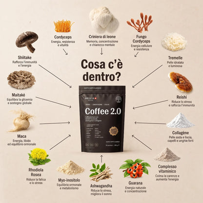 Coffee 2.0 — Caffè ai Funghi Funzionali HELVIA SWISS