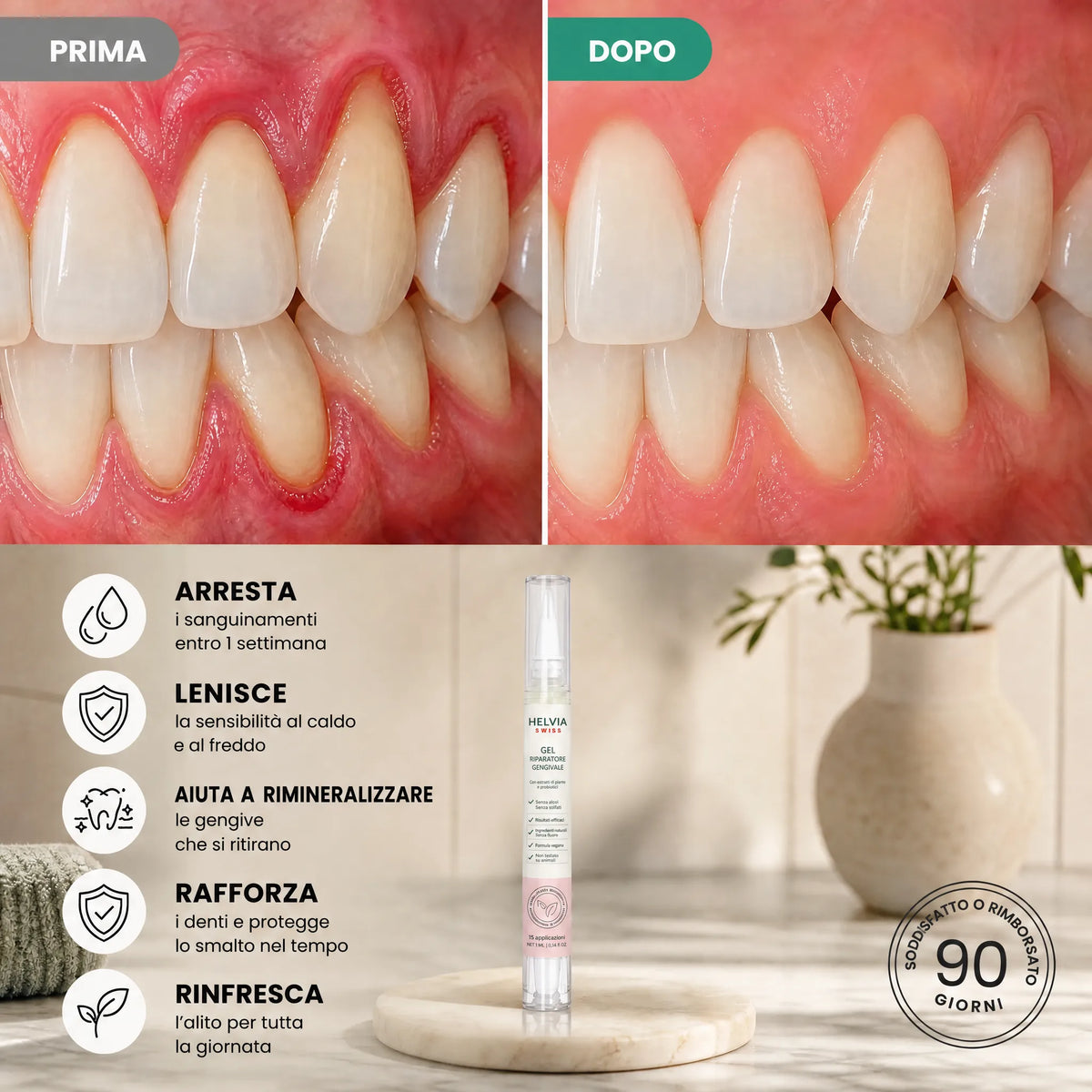 Gel Riparatore Gengive HELVIA SWISS