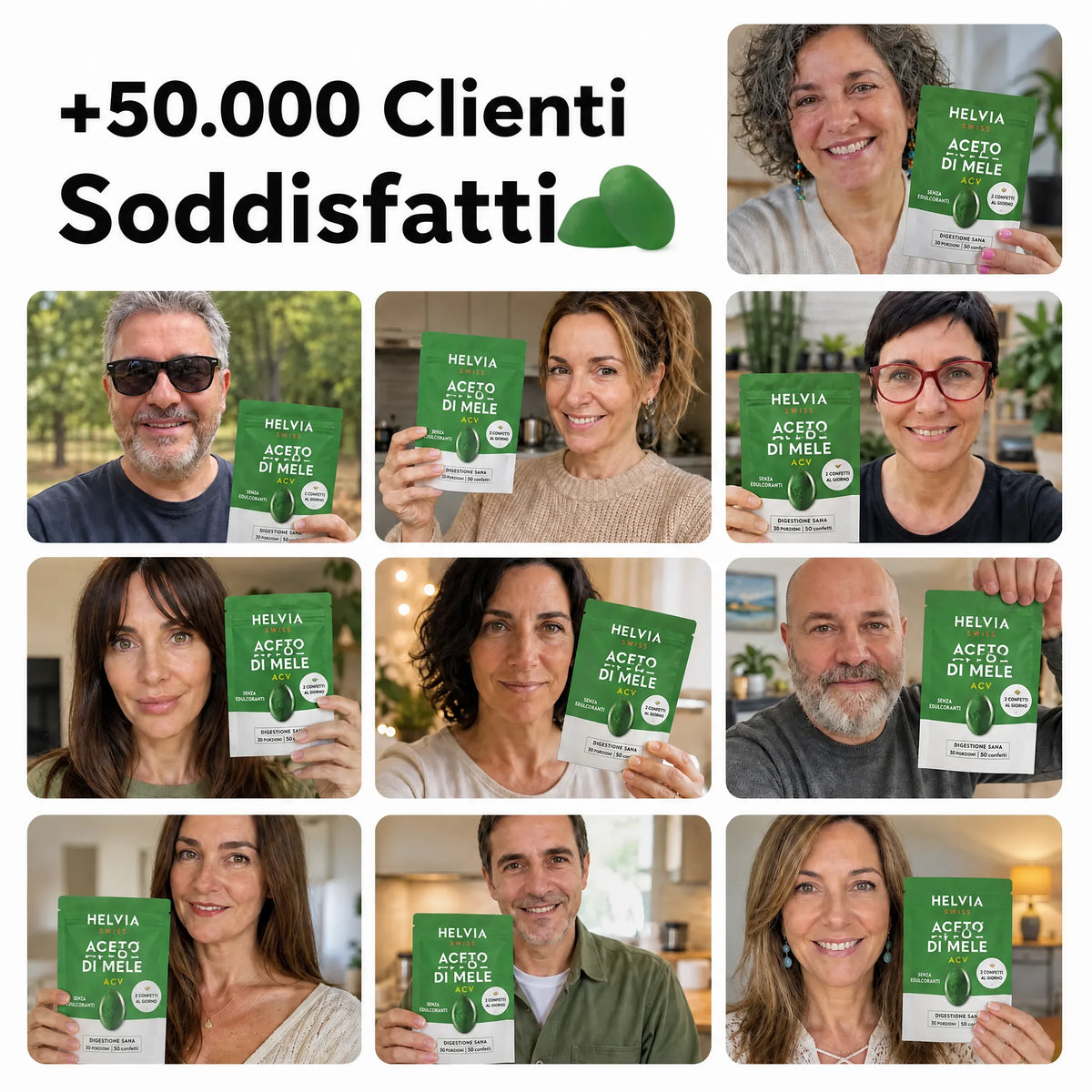 Gummies all'aceto di mele - Pancia Piatta & Digestione HELVIA SWISS