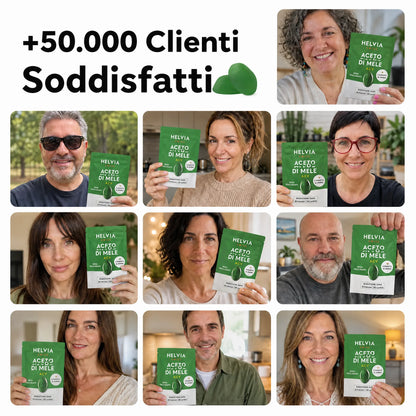Gummies all'aceto di mele - Pancia Piatta & Digestione HELVIA SWISS