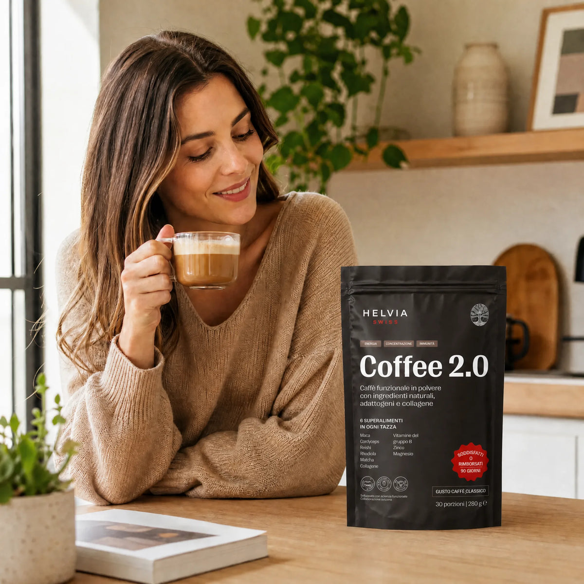 Coffee 2.0 – Caffè Funzionale Energia & Focus HELVIA SWISS