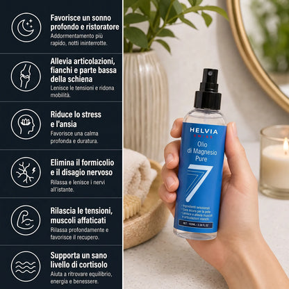 Spray Magnesio Puro Sonno Profondo HELVIA SWISS