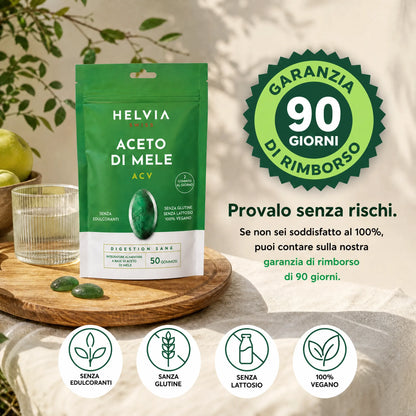 Gummies all'aceto di mele - Pancia Piatta & Digestione HELVIA SWISS