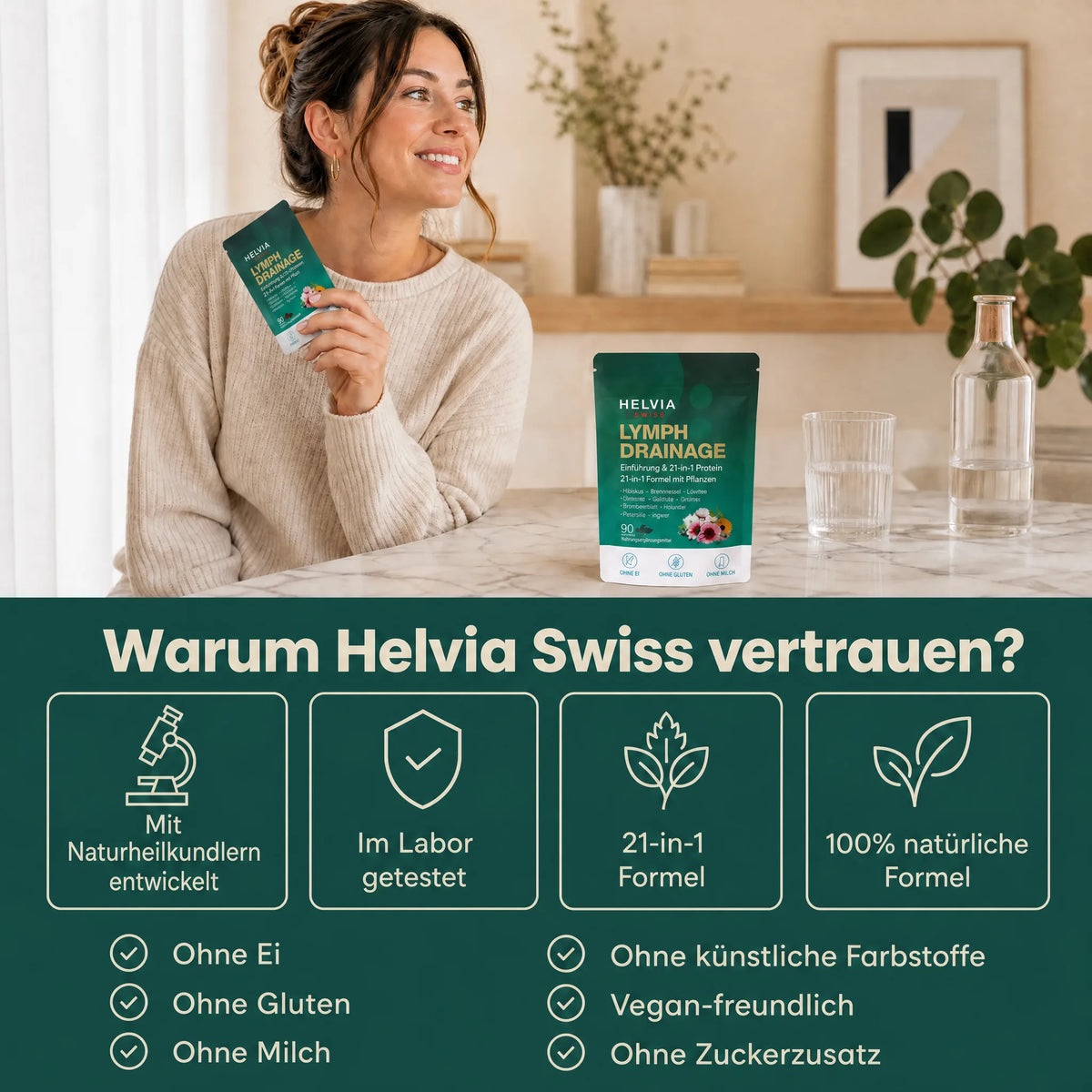Lymph Drainage Softgels HELVIA SWISS