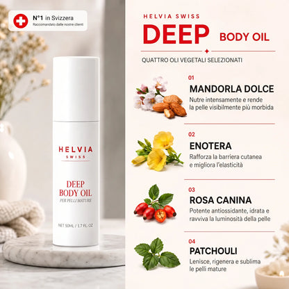 Sora – Olio Corpo Coreano Pelle Matura HELVIA SWISS