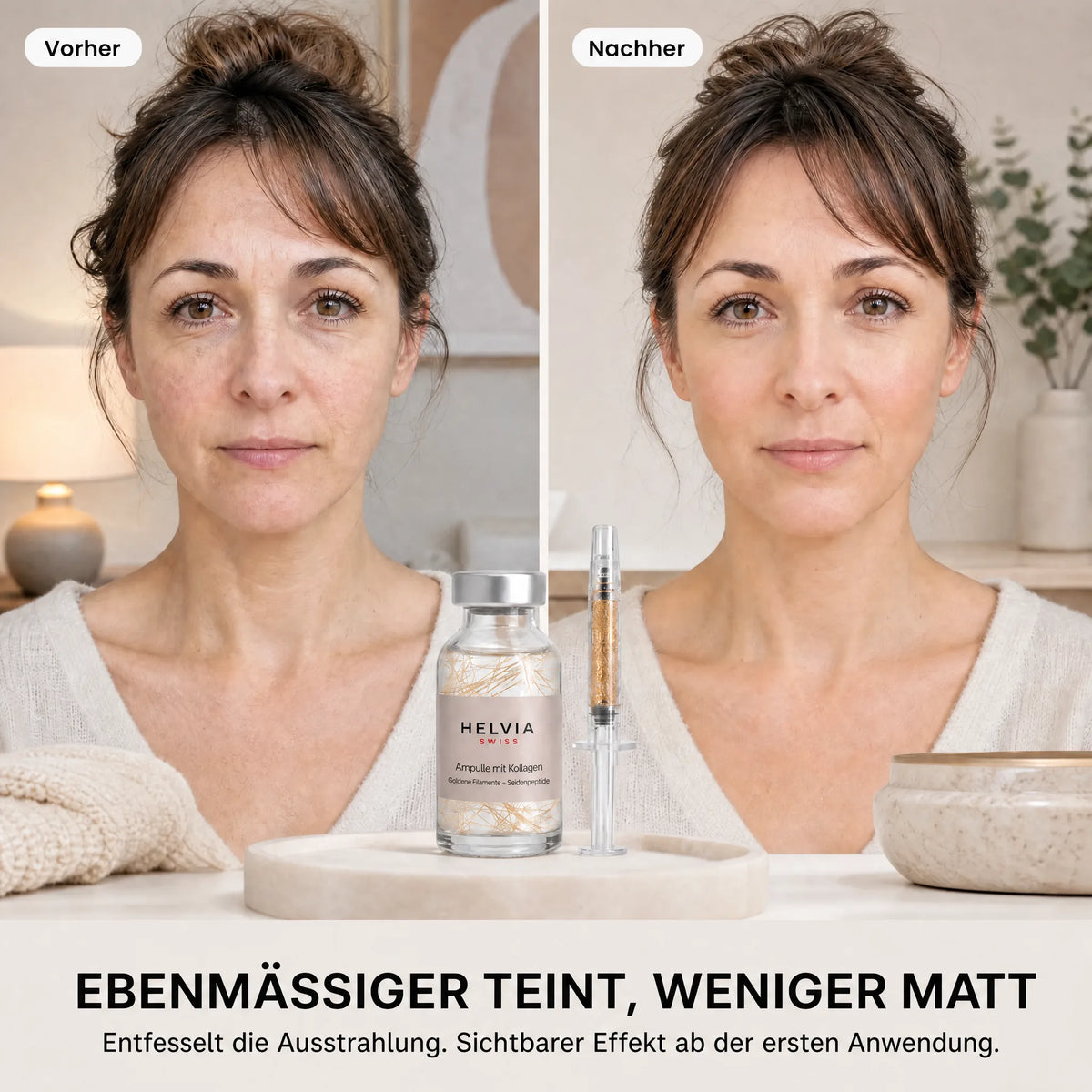 Straffendes Seiden-Peptid-Serum HELVIA SWISS