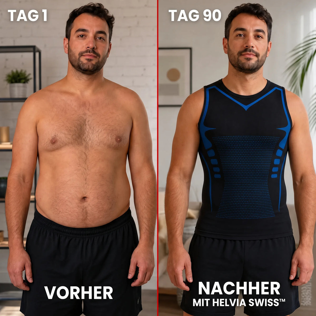 Figurformender Unterziehshirt Herren CoreShape - HELVIA SWISS