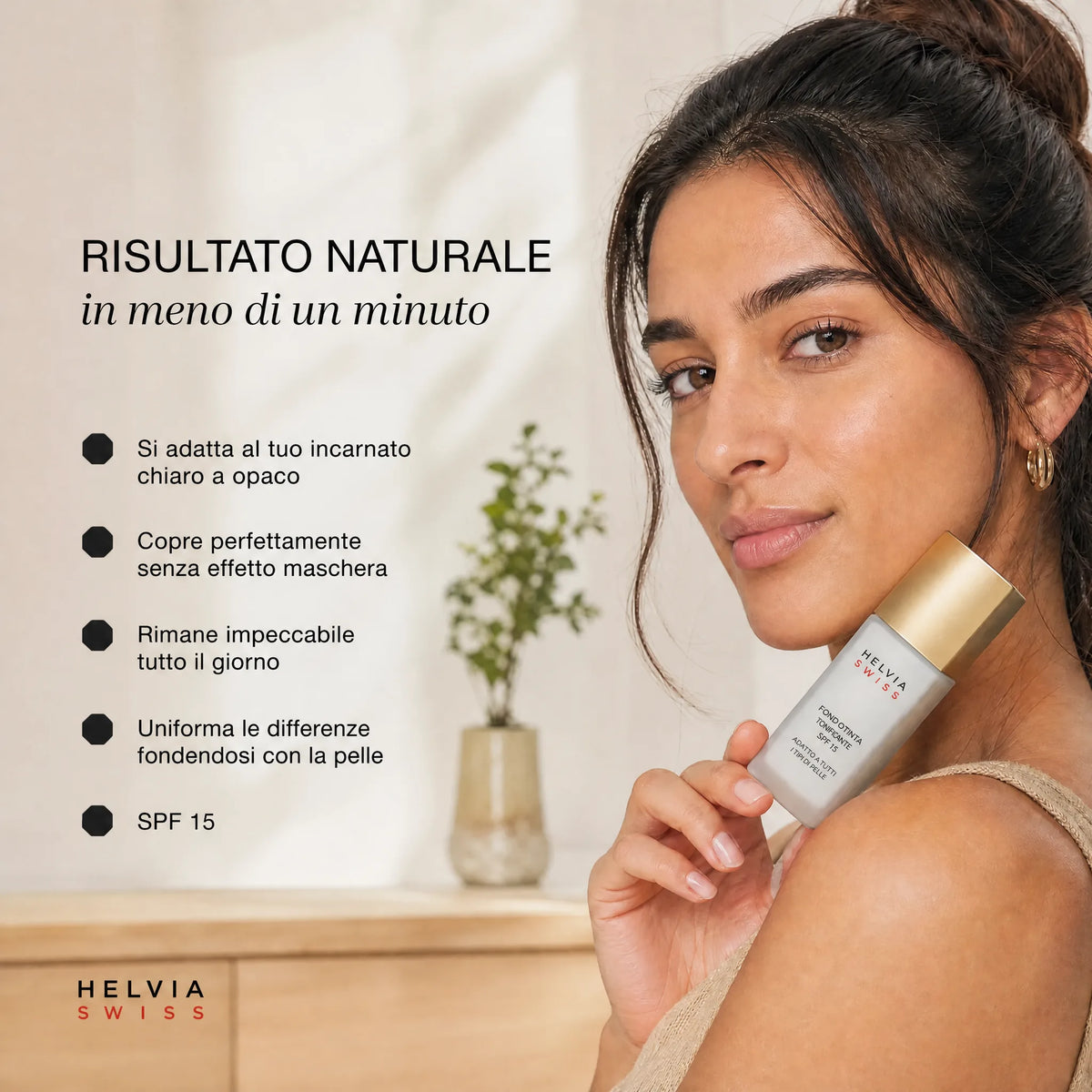 Fondotinta Camaleonte Adattivo HELVIA SWISS