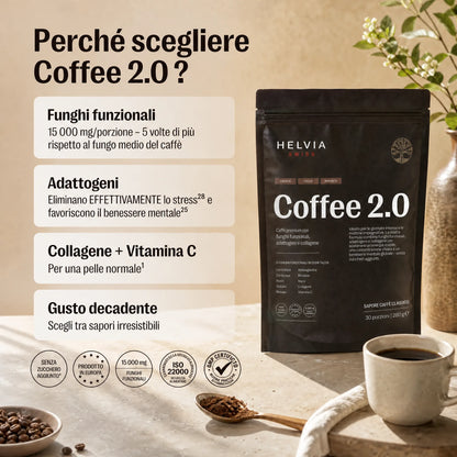 Coffee 2.0 – Caffè Funzionale Energia & Focus HELVIA SWISS