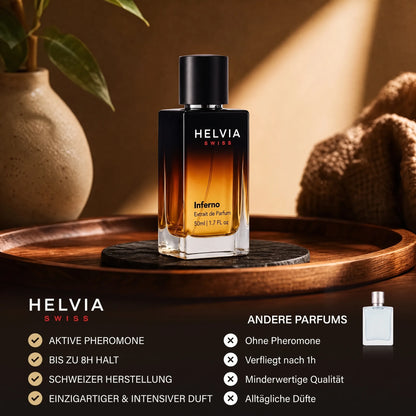 Parfum Inferno mit Pheromonen für Männer HELVIA SWISS