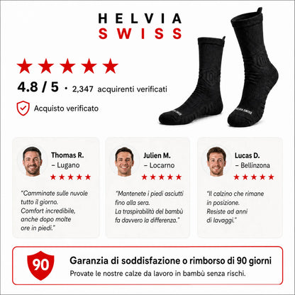 Calze da Lavoro Bambù HELVIA SWISS