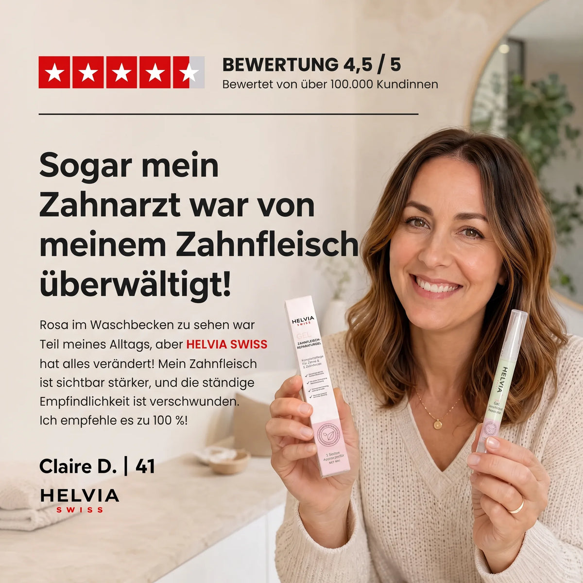 Zahnfleisch-Repair-Gel HELVIA SWISS