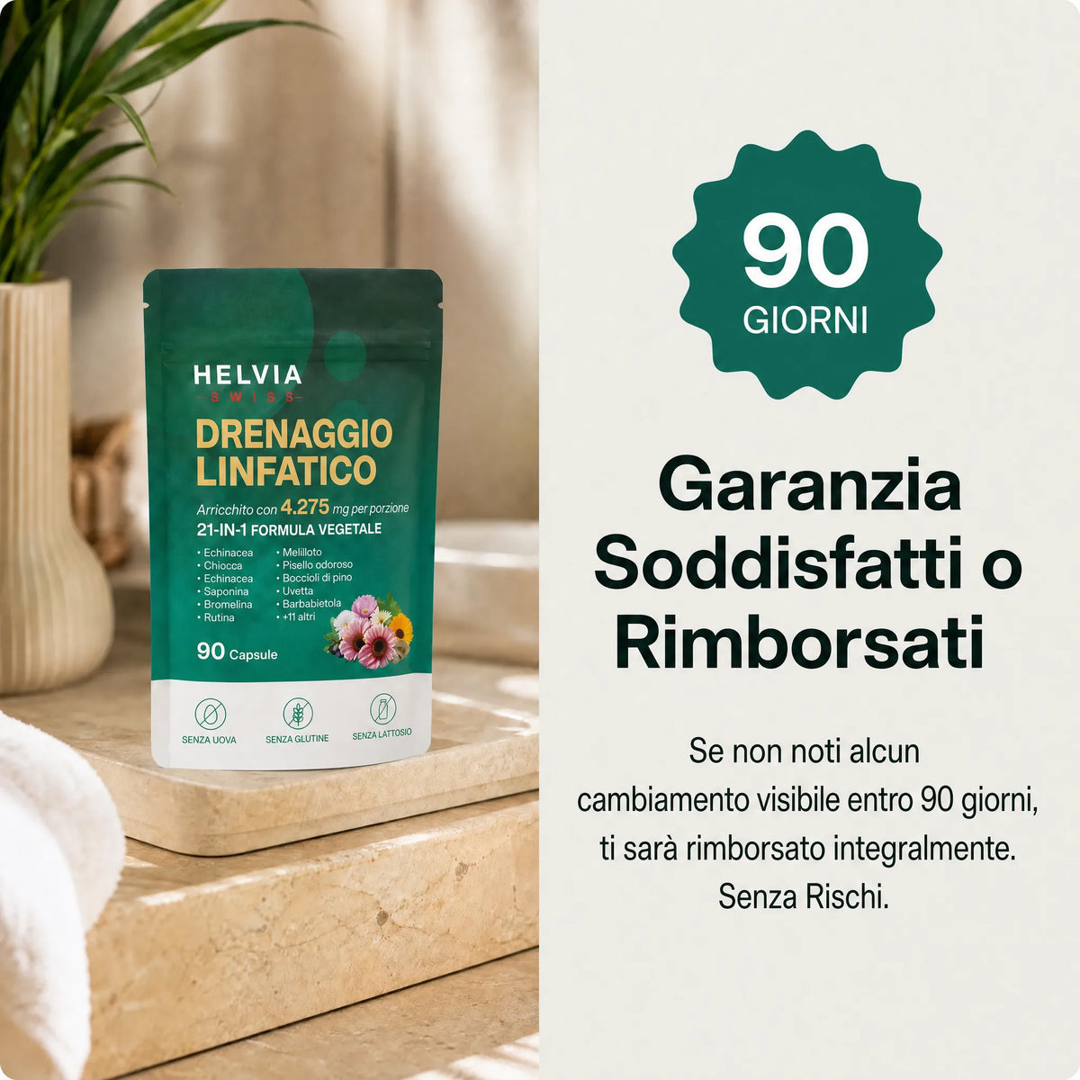 Lymph Drainage Softgels HELVIA SWISS