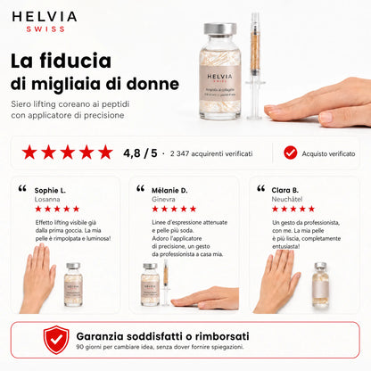 Siero Liftante Peptidi di Seta HELVIA SWISS