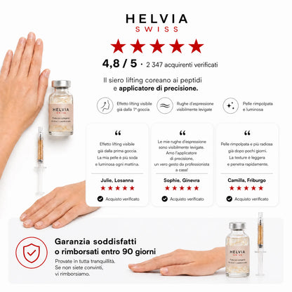 Siero Liftante Peptidi di Seta HELVIA SWISS