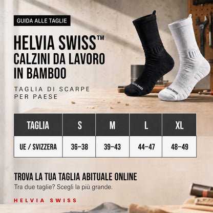 Calze da Lavoro Bambù HELVIA SWISS