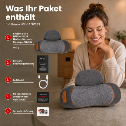 Zervikalmassagegerät 3-in-1 HELVIA SWISS