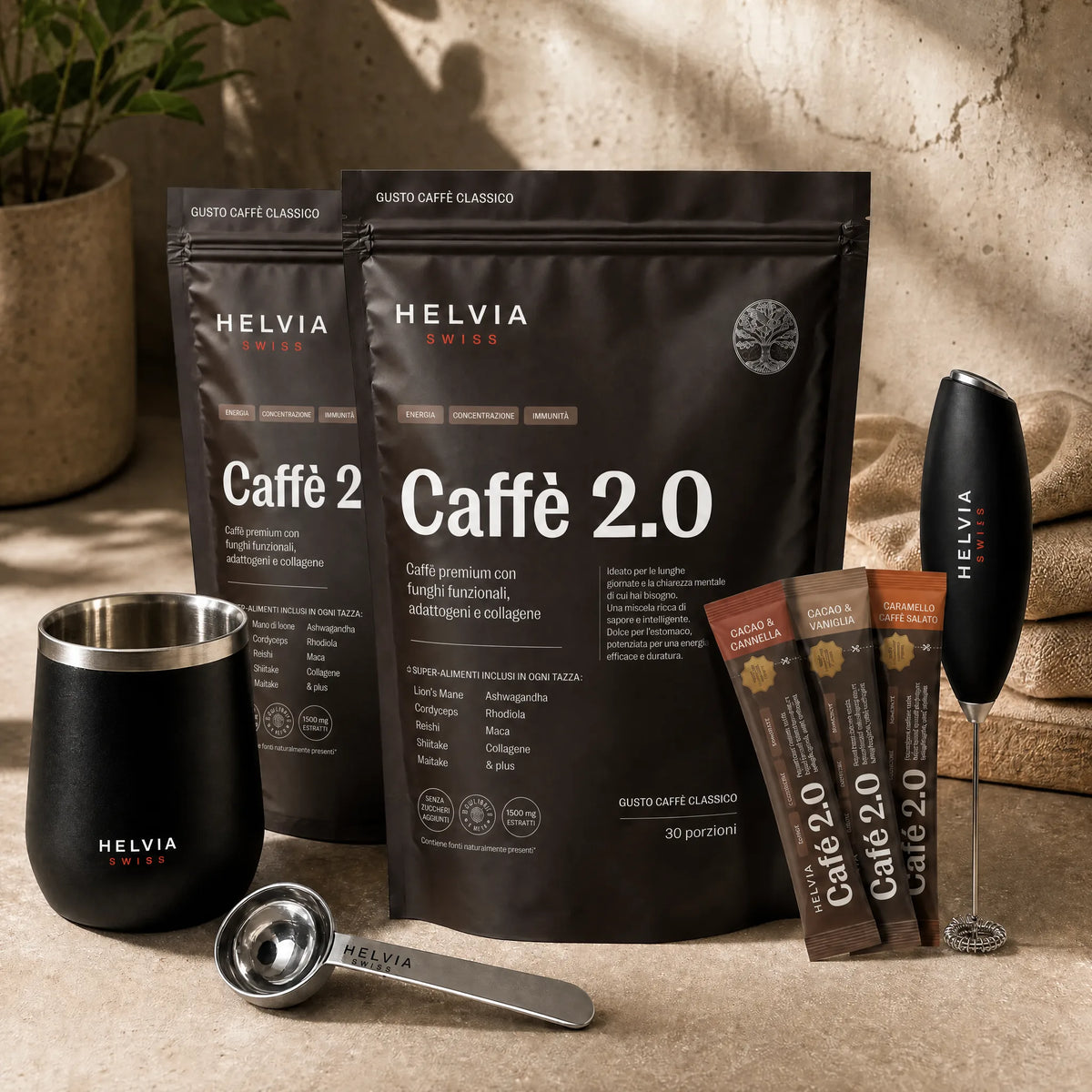 Coffee 2.0 – Caffè Funzionale Energia & Focus HELVIA SWISS