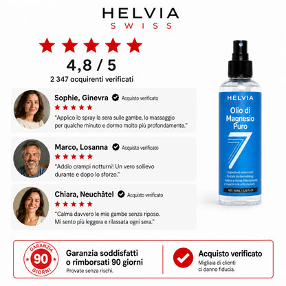 Spray Magnesio Puro Sonno Profondo HELVIA SWISS