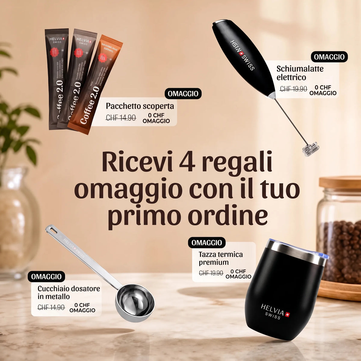 Coffee 2.0 — Caffè ai Funghi Funzionali HELVIA SWISS