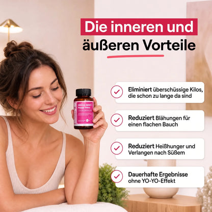 Happy-Méno — Gewichtsabnahme Wechseljahre HELVIA SWISS