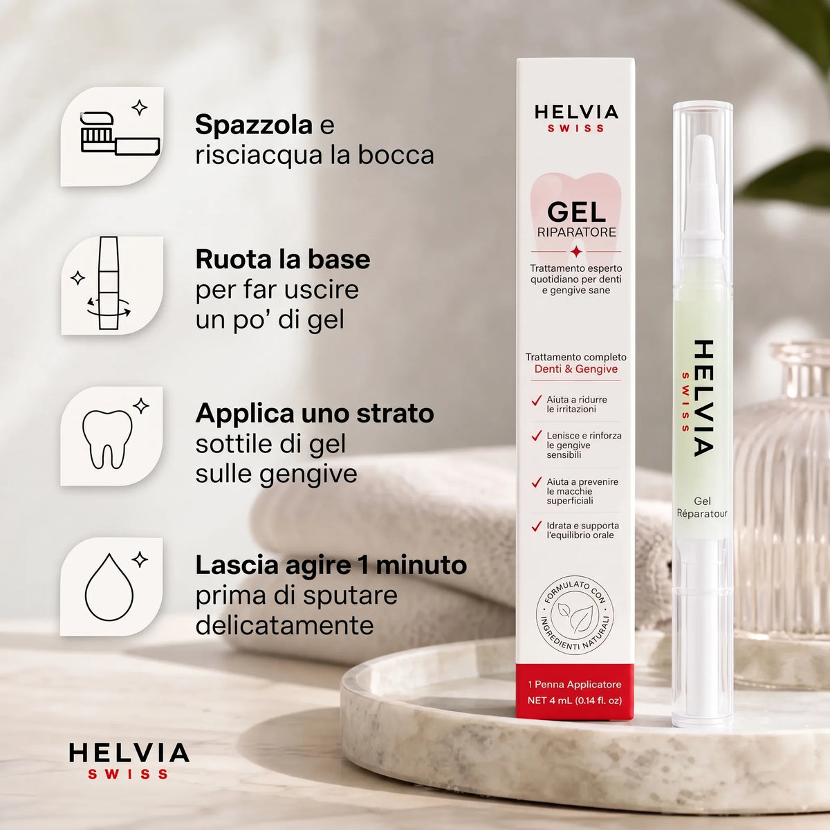 Gel Riparatore Gengive HELVIA SWISS