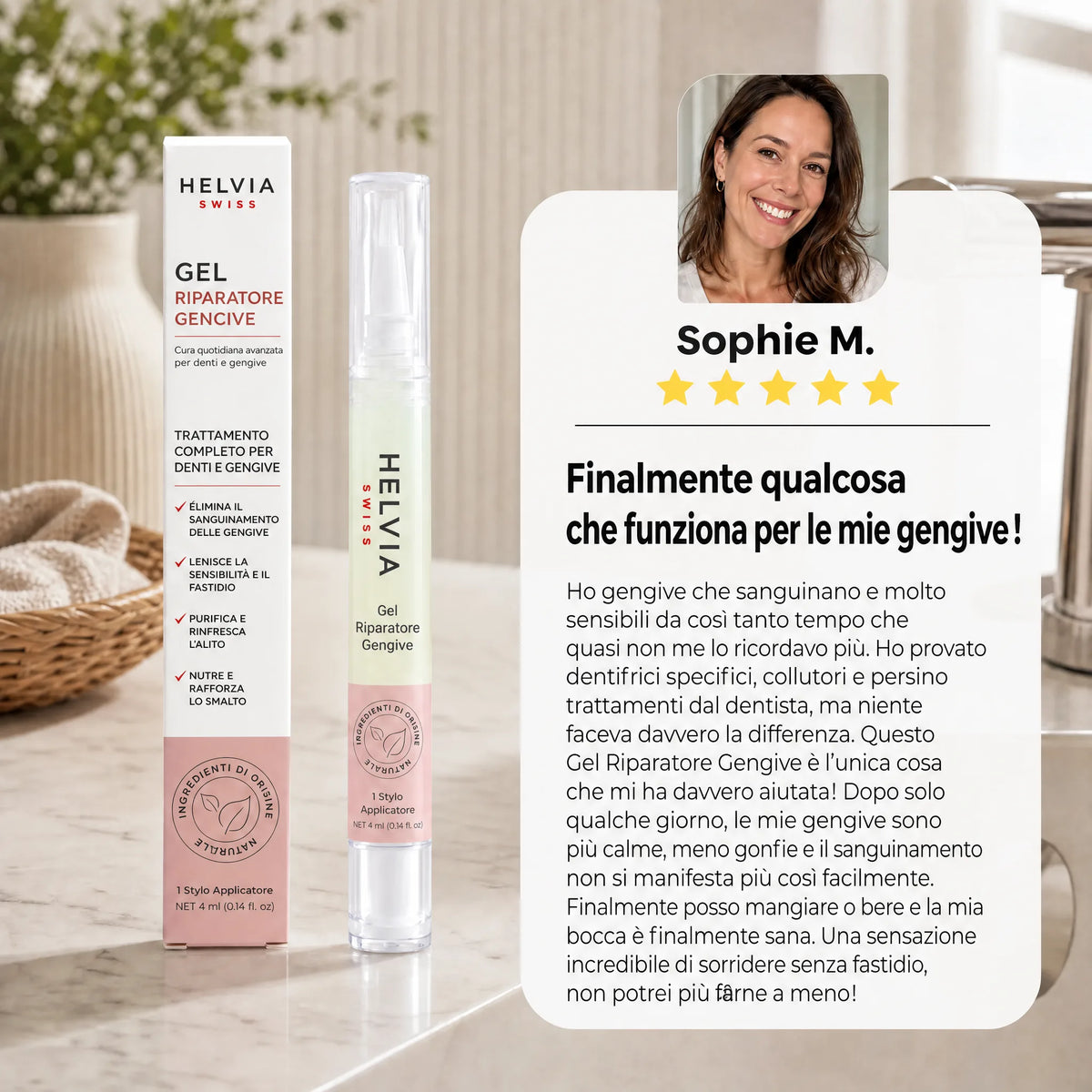 Gel Riparatore Gengive HELVIA SWISS