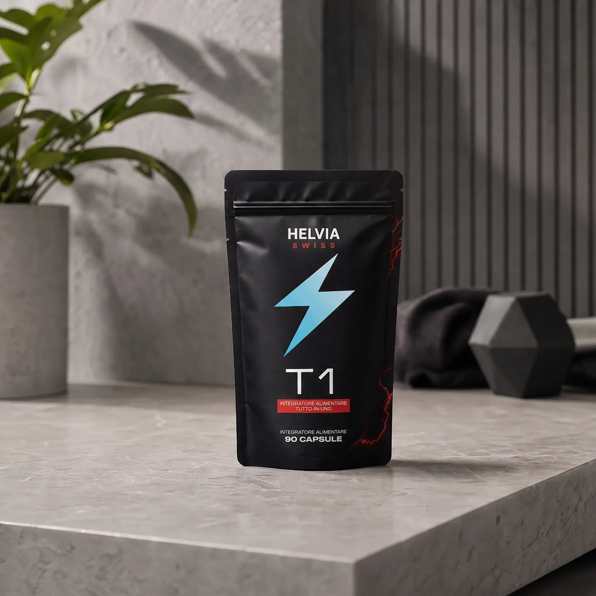 Complesso Testosterone Naturale – 14 Attivi — Booster Naturale HELVIA SWISS