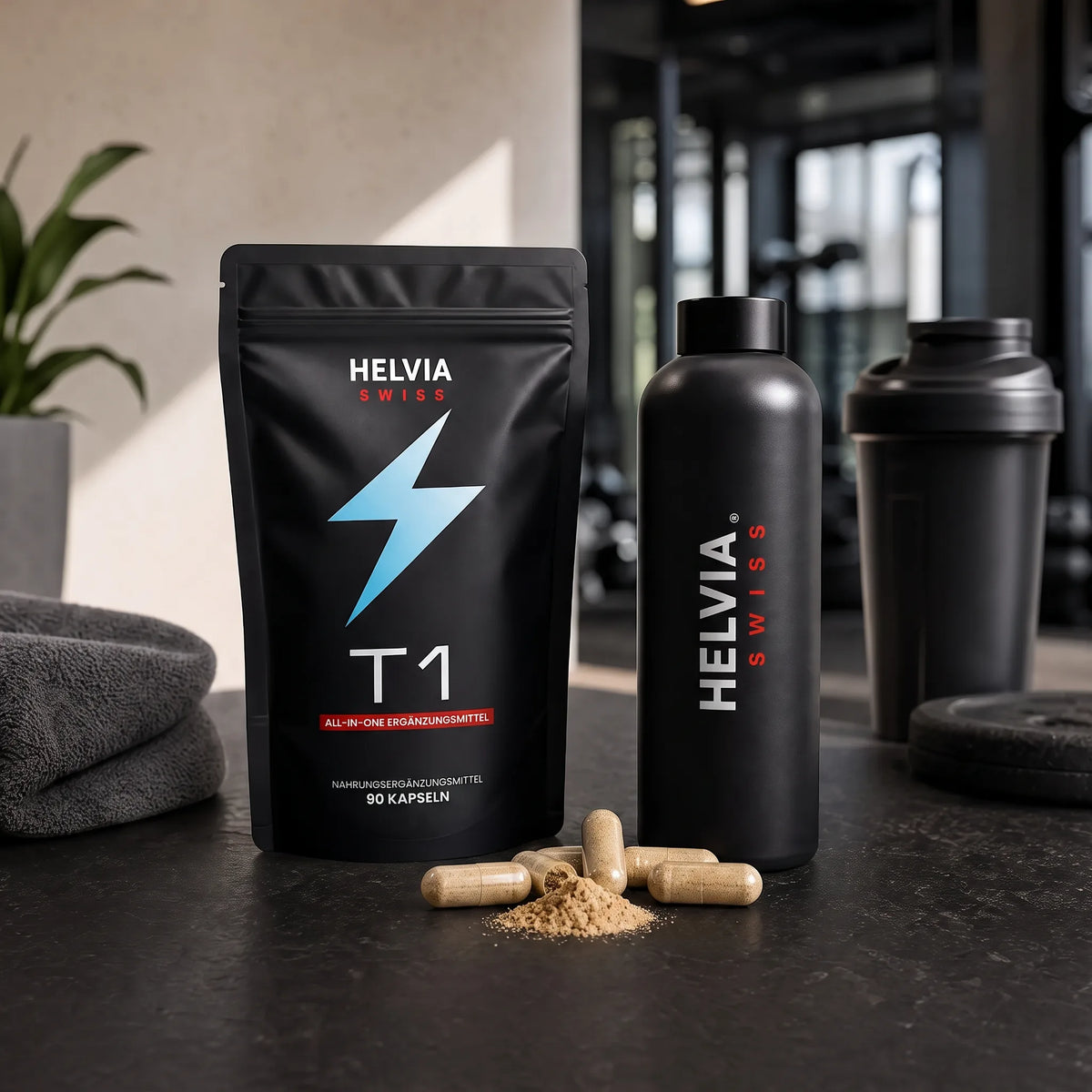 Natürlicher Testosteron-Komplex – 14 Wirkstoffe — Natürlicher Booster HELVIA SWISS