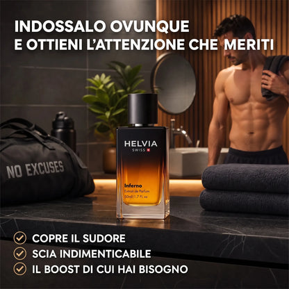 Inferno Profumo ai Feromoni per Uomo HELVIA SWISS