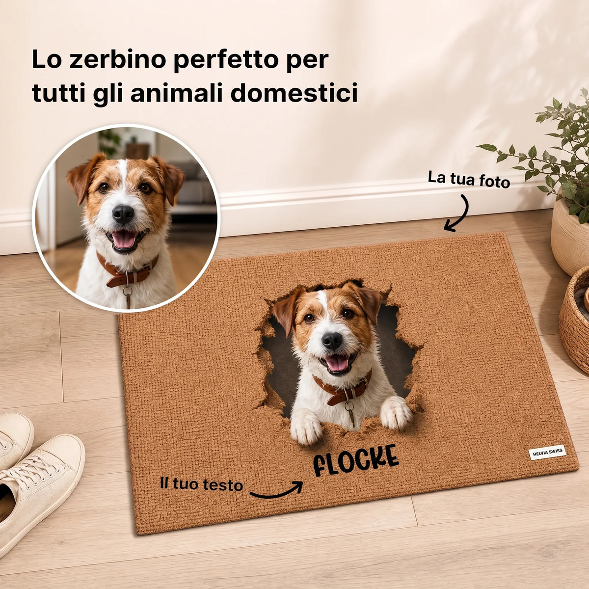 Zerbino Personalizzato « Impronte » HELVIA SWISS
